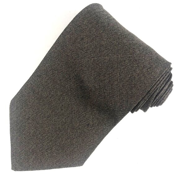 Vintage JOSEPH ABBOUD made in ITALY 100% Silk Tie Necktie Brown - Picture 1 of 5